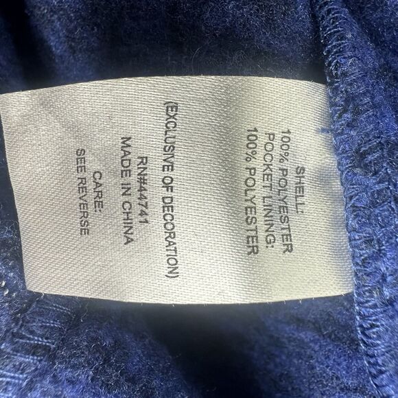 Alpine Design Womens Blue Ultramarine Knit Full Zip Sweater Vest Size M - Picture 6 of 7